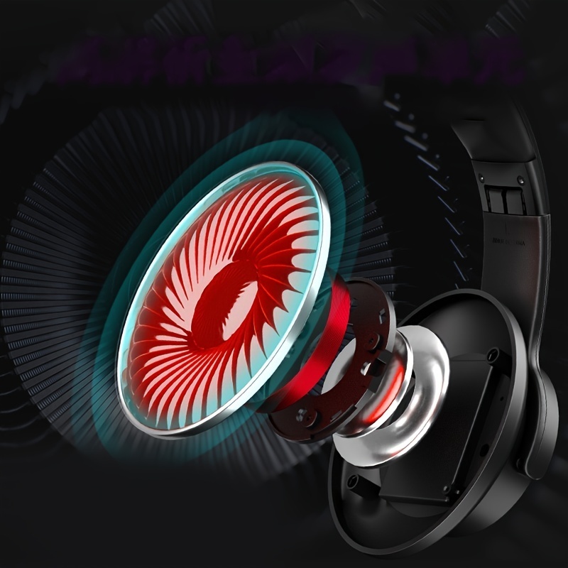 Wireless BT Headphones,HD Stereo Sound Over Ear Headphones With Built-in Microphones, Deep Bass 20 Hours Playtime, Fast Charge BT 5.0 Headset For Adults, School, Travel
