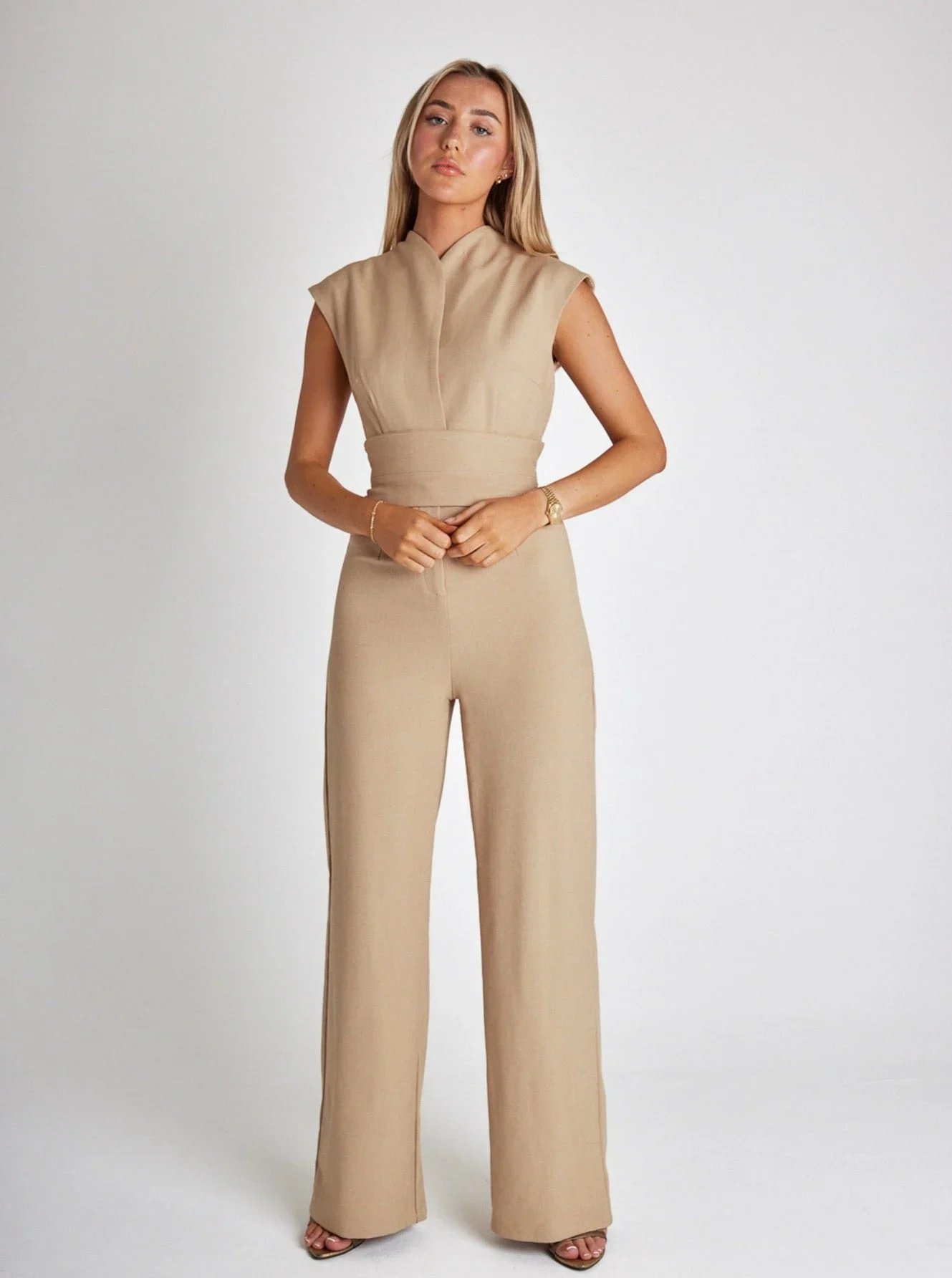 🔥Women's Sleeveless Wide-Leg Jumpsuit-BUY 2 FREE SHIPPING💕
