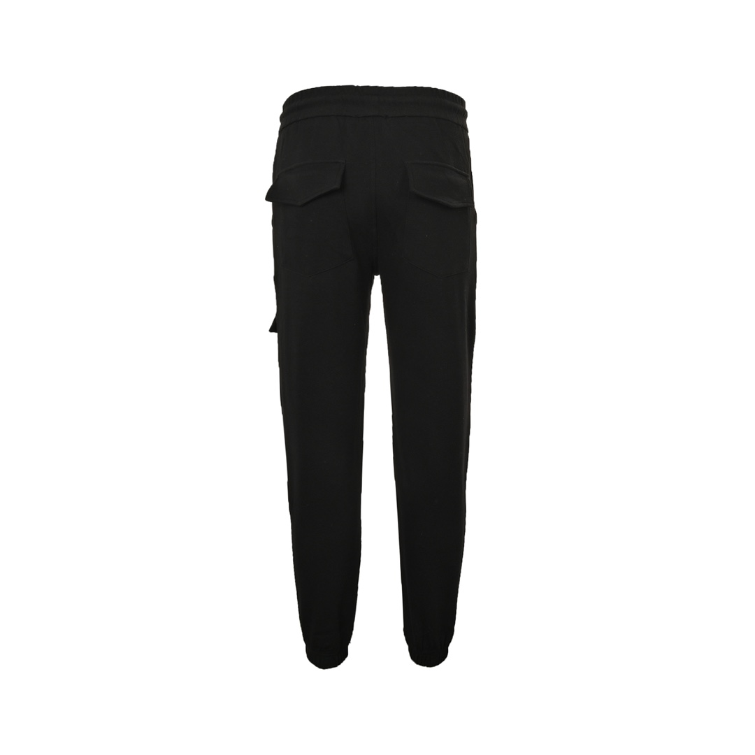 Prada 24Fw knee pocket metal triangle logo cuff trousers