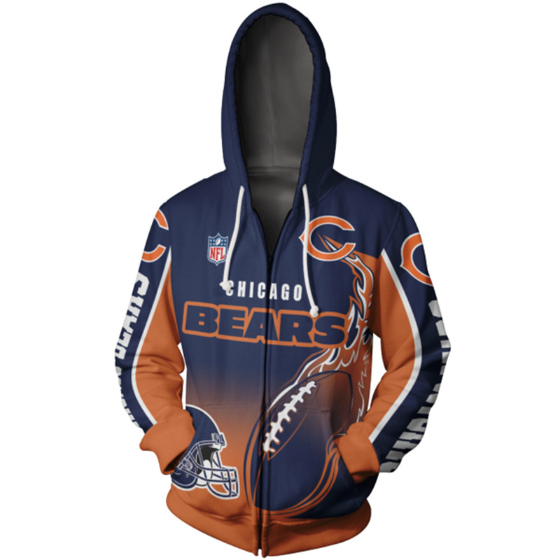 CHICAGO BEARS 3D HOODIE CCBB011