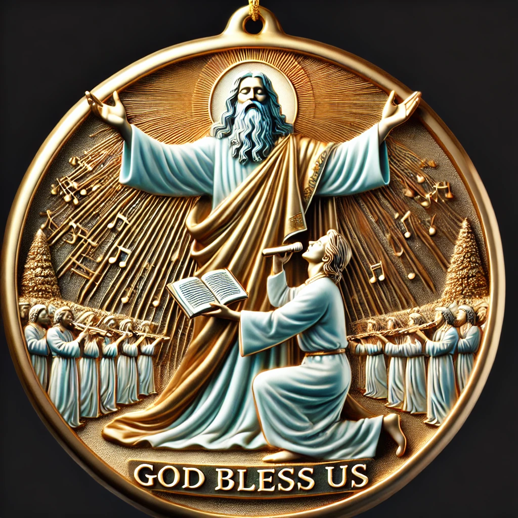 God Bless Us Ornament
