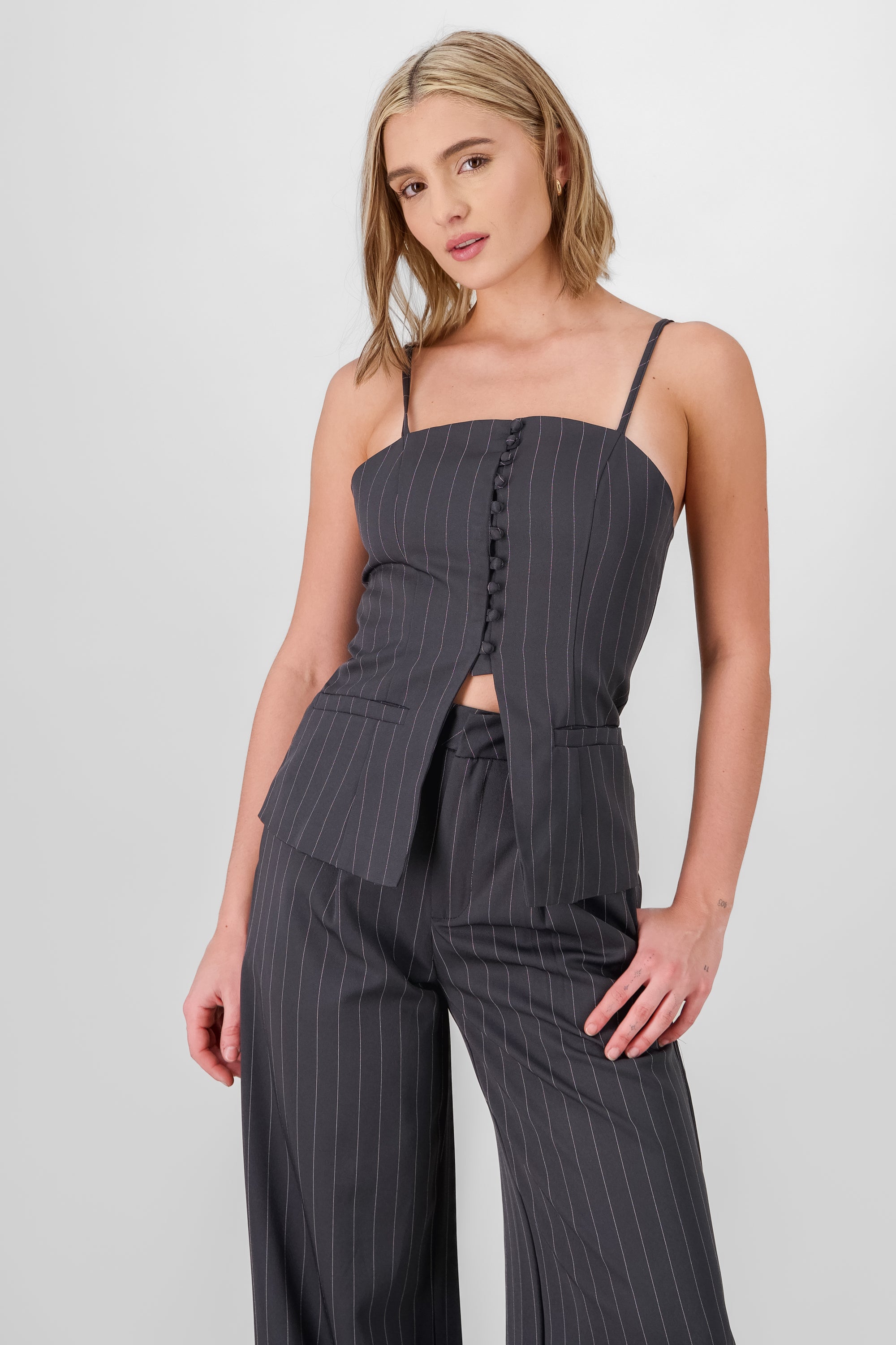 Tailored Strap Top
