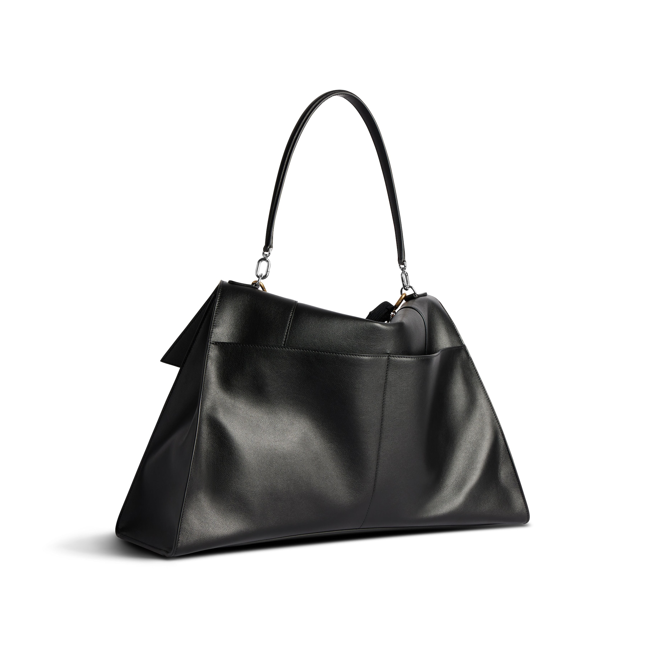 Balenciaga Hourglass Soft Handbag Large 8107322ABLW1000