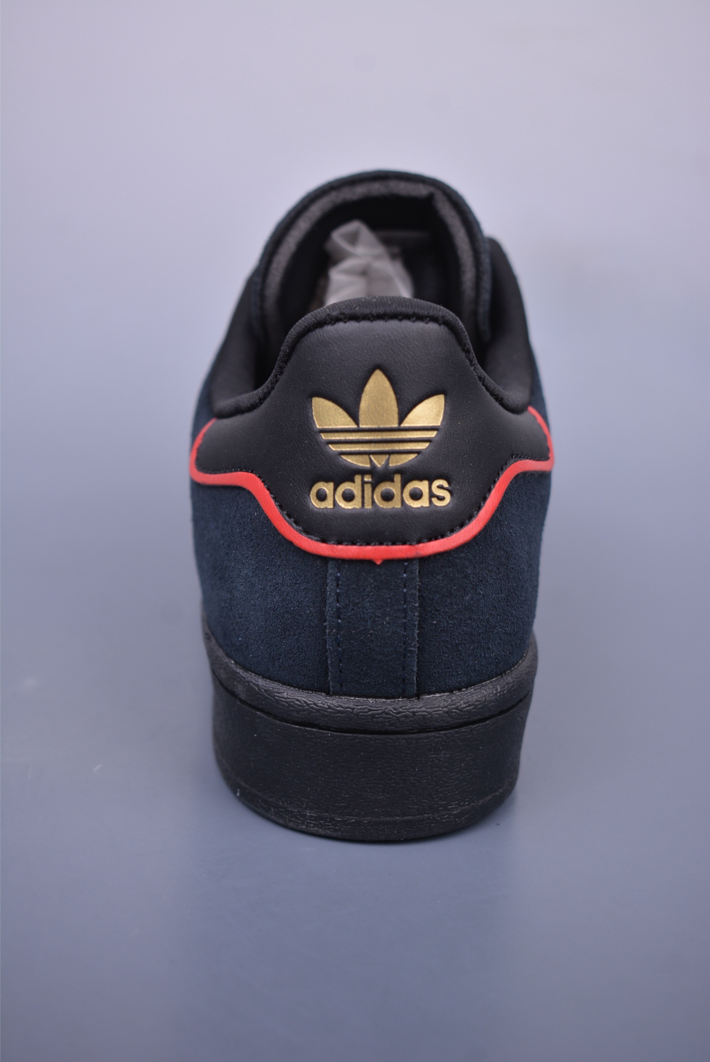 Felipe Gustavo x Adidas Superstar ADV sports shoes black, red and gold JR7831