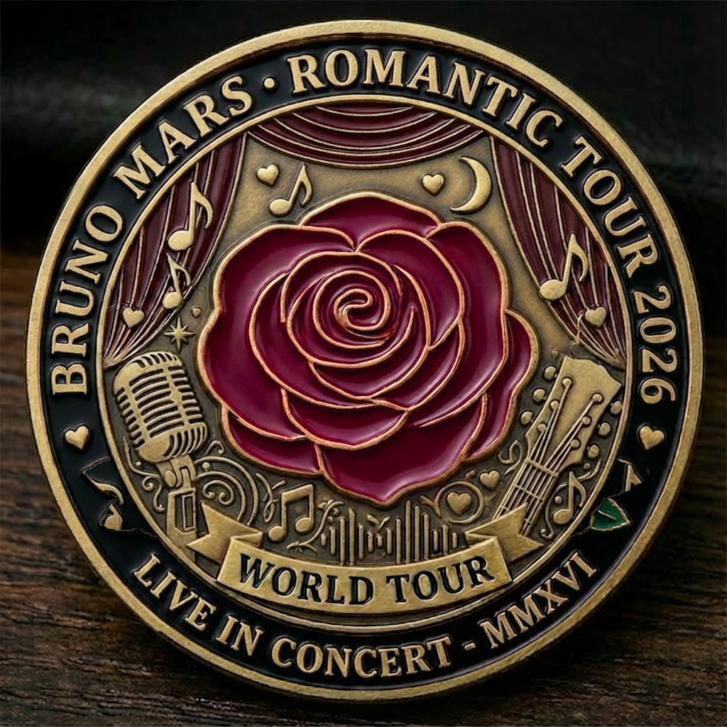 Bruno Mars – Romantic Tour 2026 Commemorative Coin