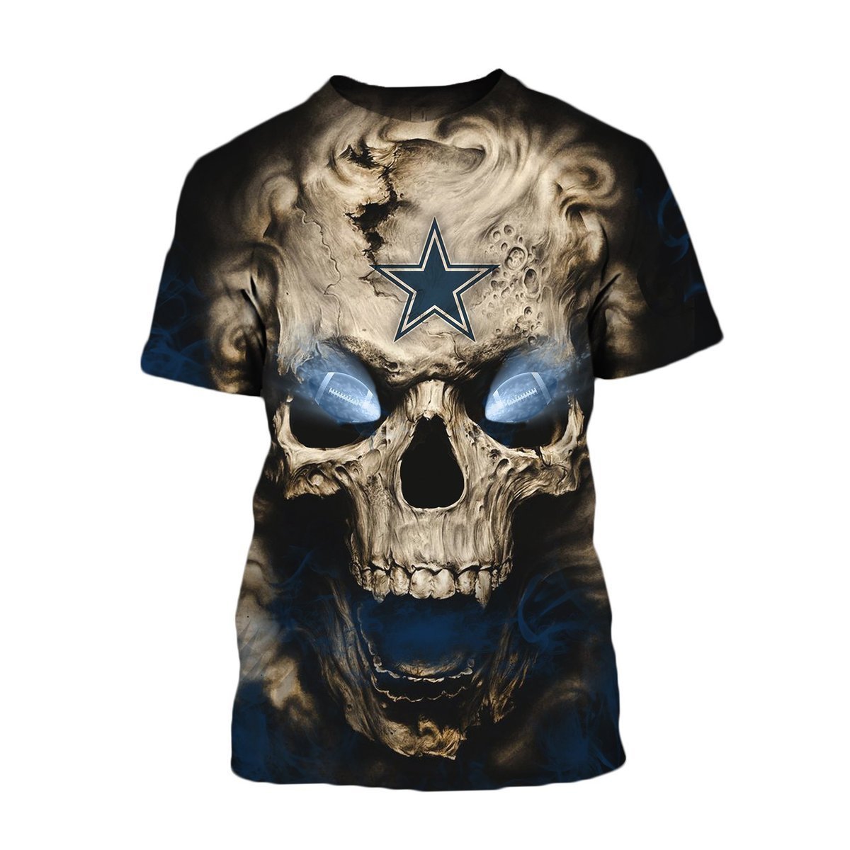 COWBOYS 3D HOODIE SKULL 04