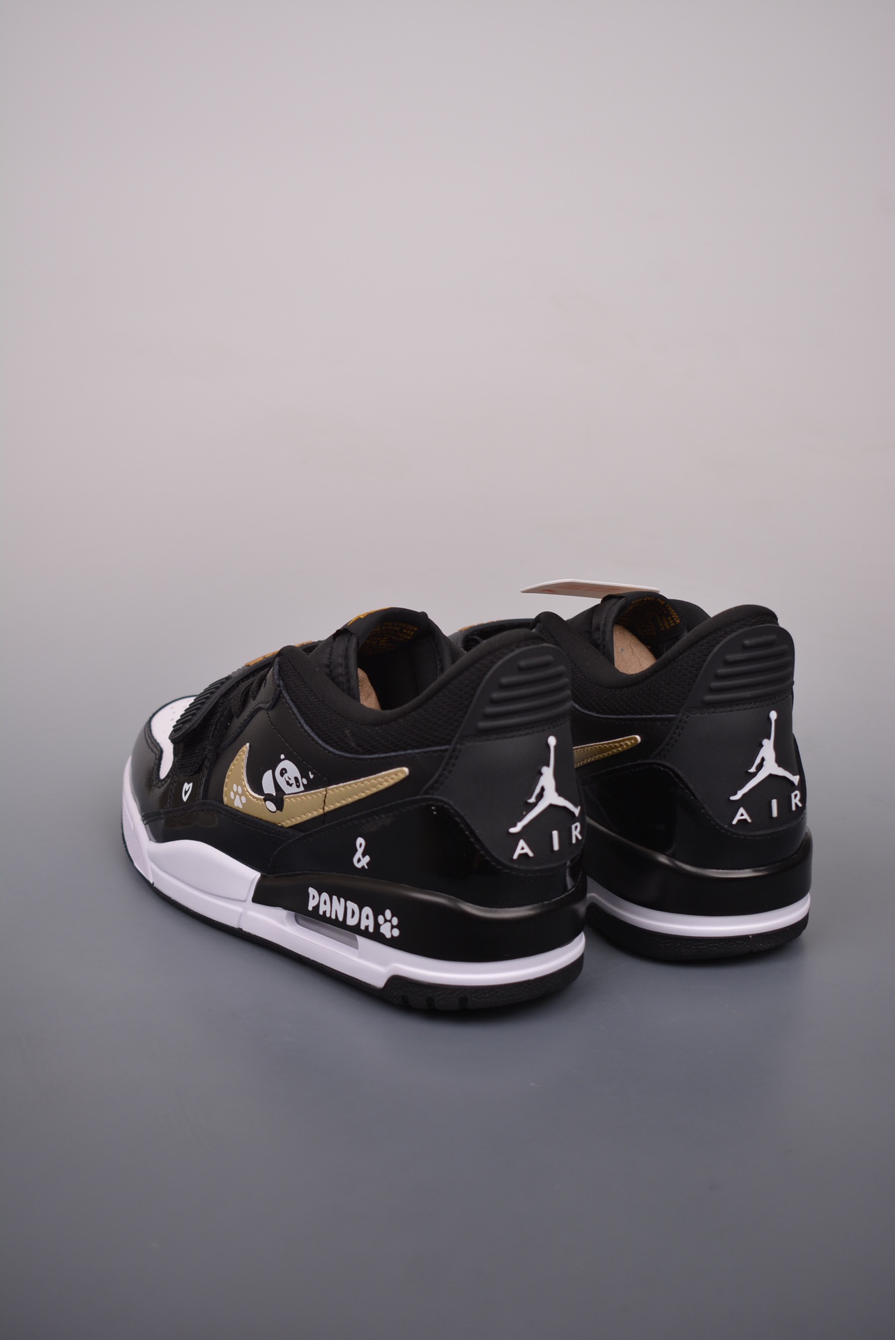 Nike Air Jordan Legacy 312 Low Black White Gold Panda CD7069-071