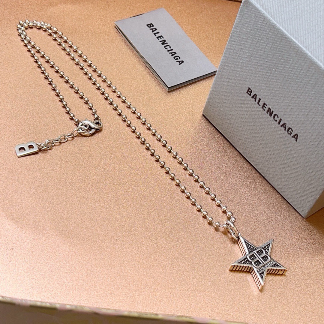 Balenciaga BB Five Star Vintage Necklace