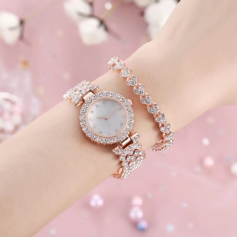 (🔥Mother's Day Sale 50% OFF )-Luxury Women platinum Watch💎-BUY 1 Sets FREE SHIPPING
