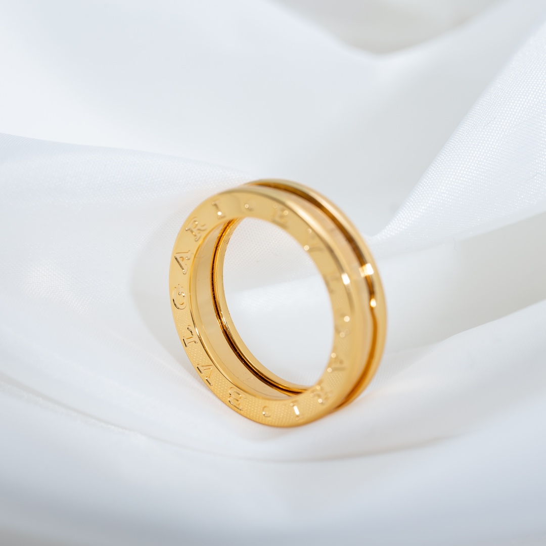 Bulgari zero single band diamond-free ring