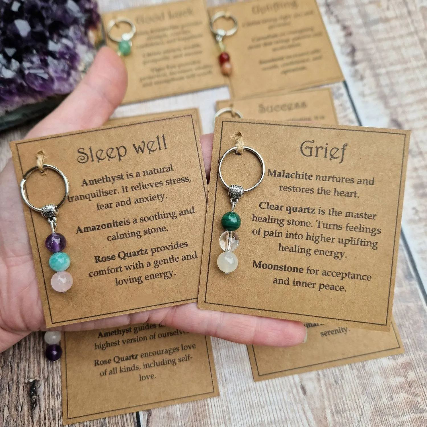 Healing Crystal Keyring | Lucky Gift