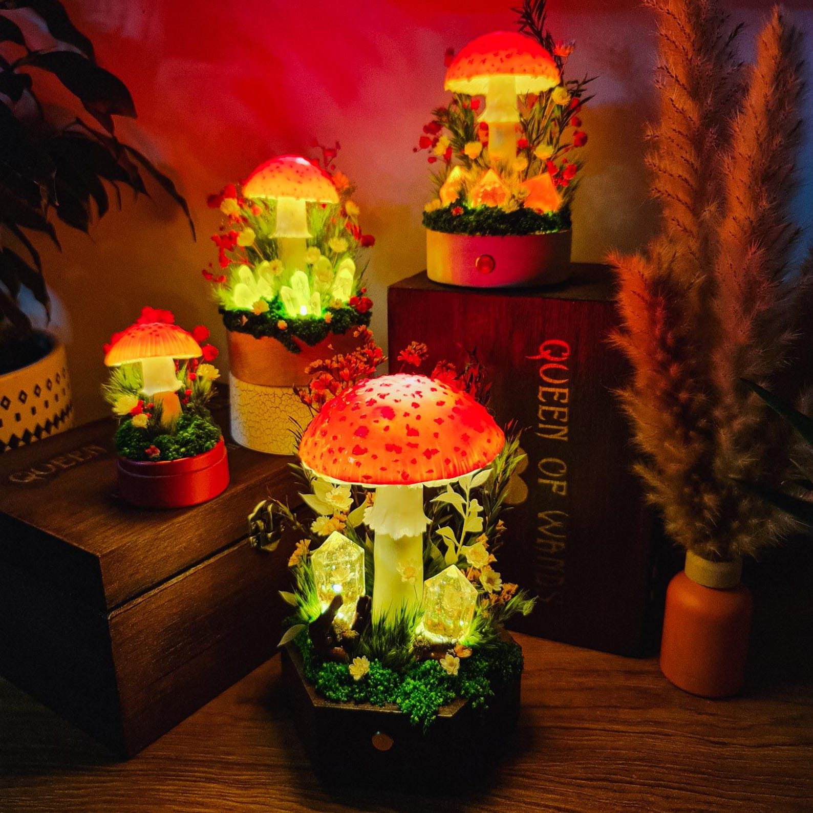 🔥ON SALE🔥Mushroom Sculpture Night Light