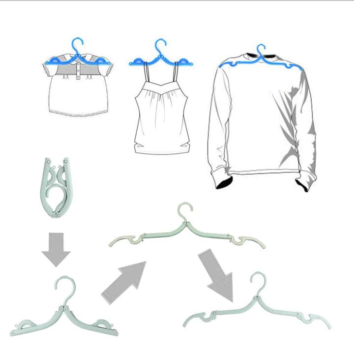 Retractable Portable Travel Hangers