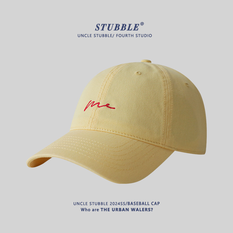 New Korean style men's and women's baseball cap simple and versatile small duckbill cap