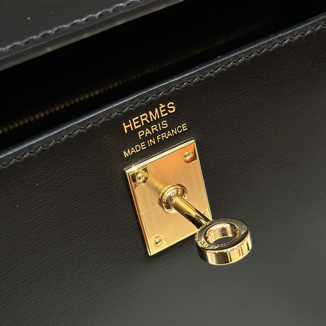 Hermès Kelly ck89noir handbag (handmade to order)