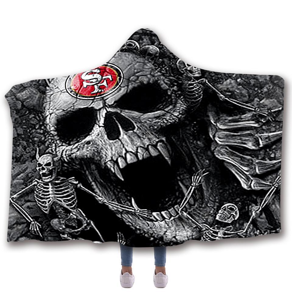 SAN FRANCISCO 49ERS CLASSIC 3D HOODED BLANKET