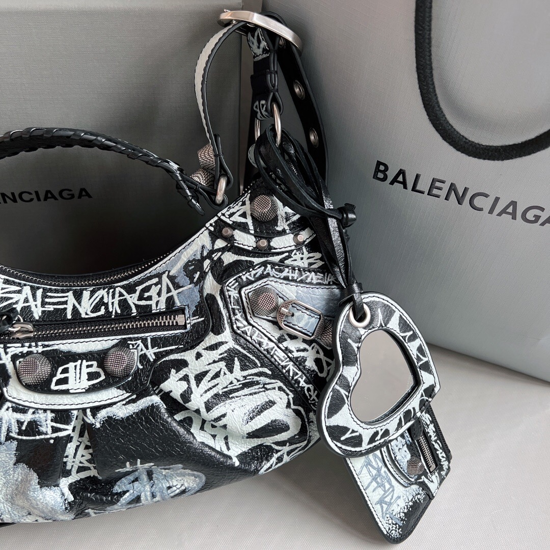 Balenciaga le cagole crescent bag