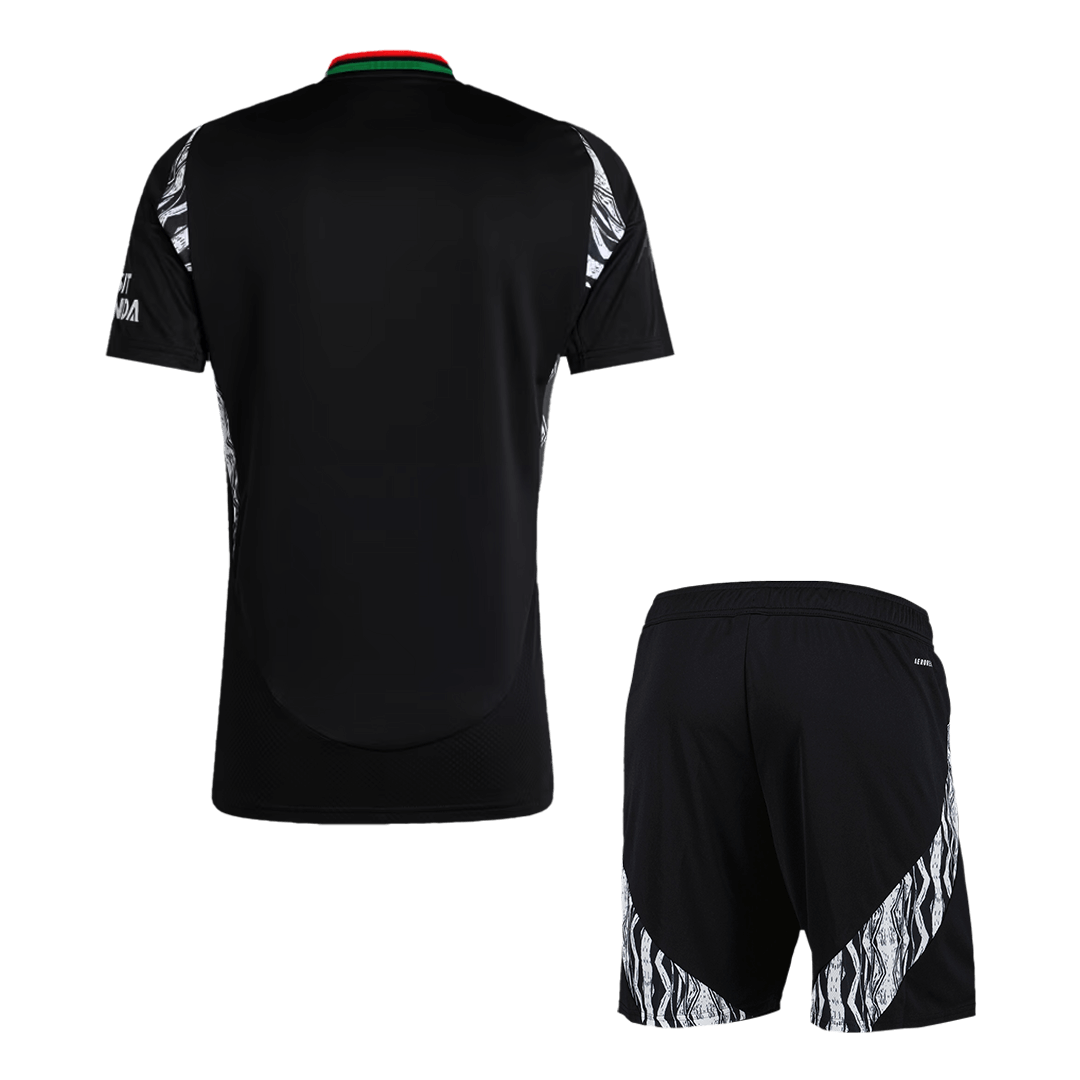 Arsenal away football shirt kit (shirt + shorts) 2024/25