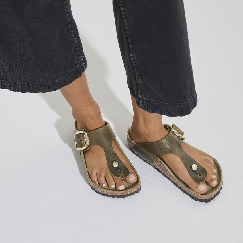 Gizeh Big Buckle Oiled Nubuck Leather B-55765