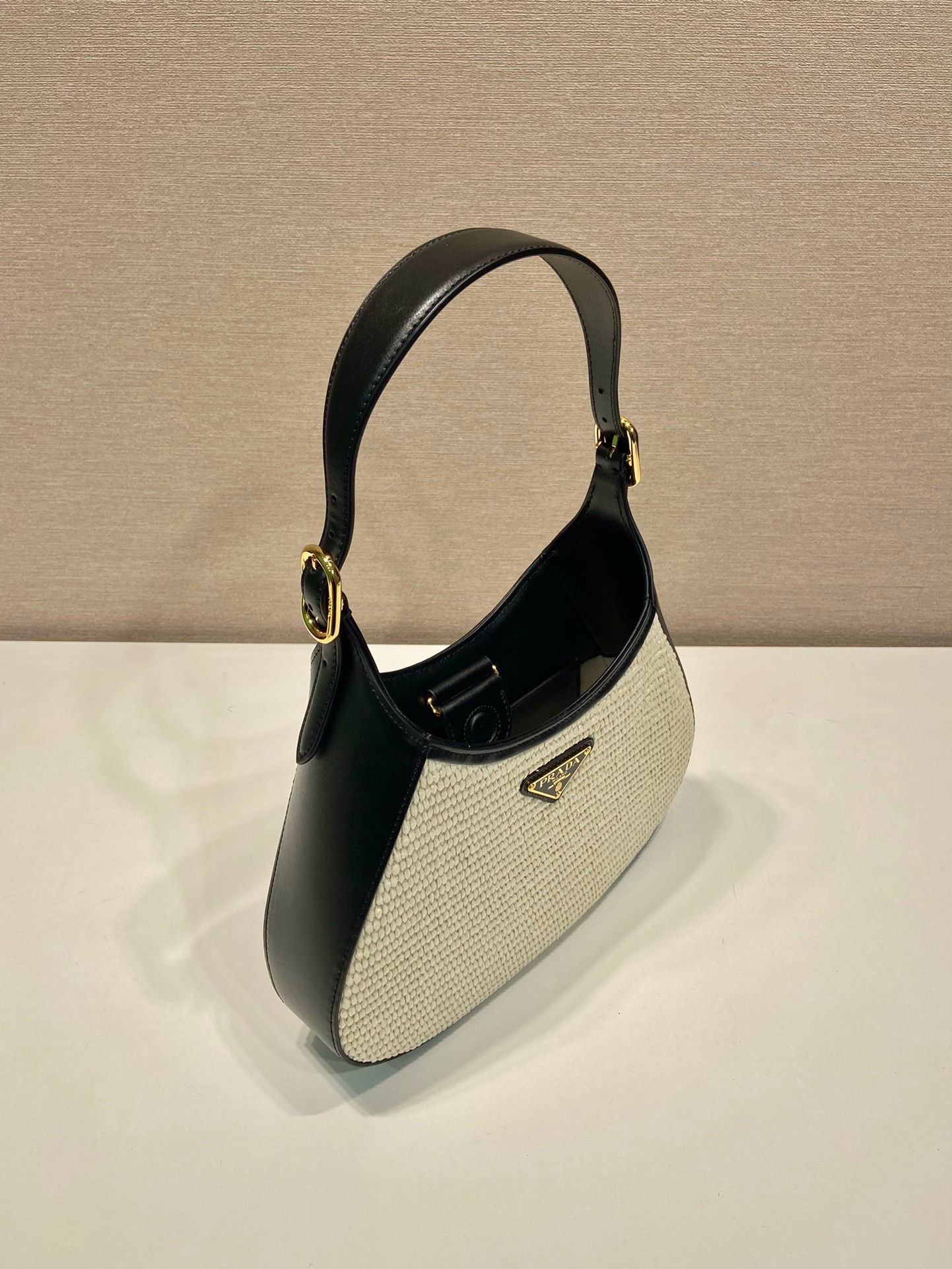 Prada Cleo Straw Bag 1BC179
