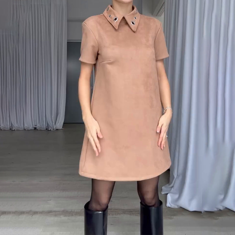 Women's Lapel Slimming Slim-Fit Dress