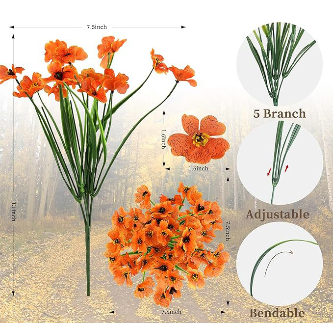 ⚡Flash Sale⚡Artificial Fall Flowers Outdoor Indoor Decoration