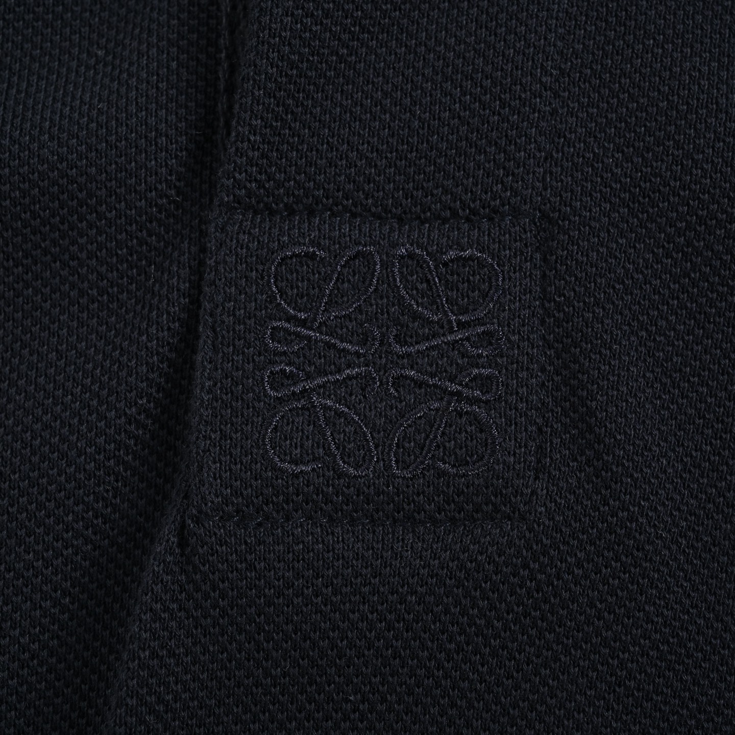 Loewe 25ss Placket Embroidered Logo Polo Short Sleeve