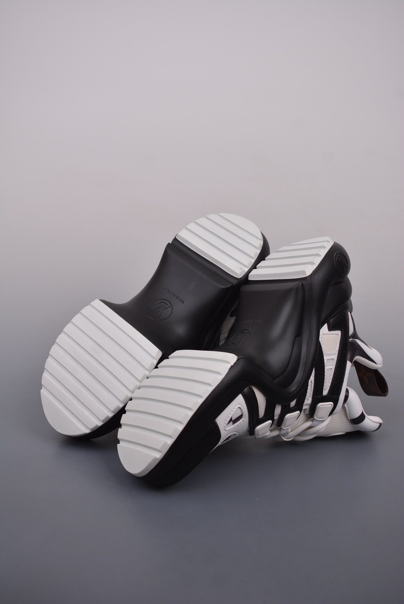 Louis Vuitton Archlight Sneakers Black and White Plaid