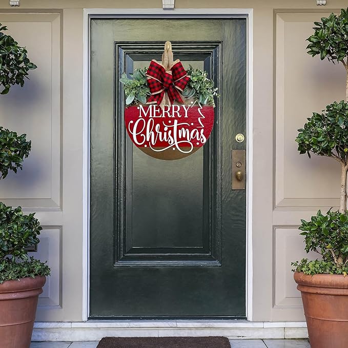 💐💐Christmas Front Door Wreath Decoration