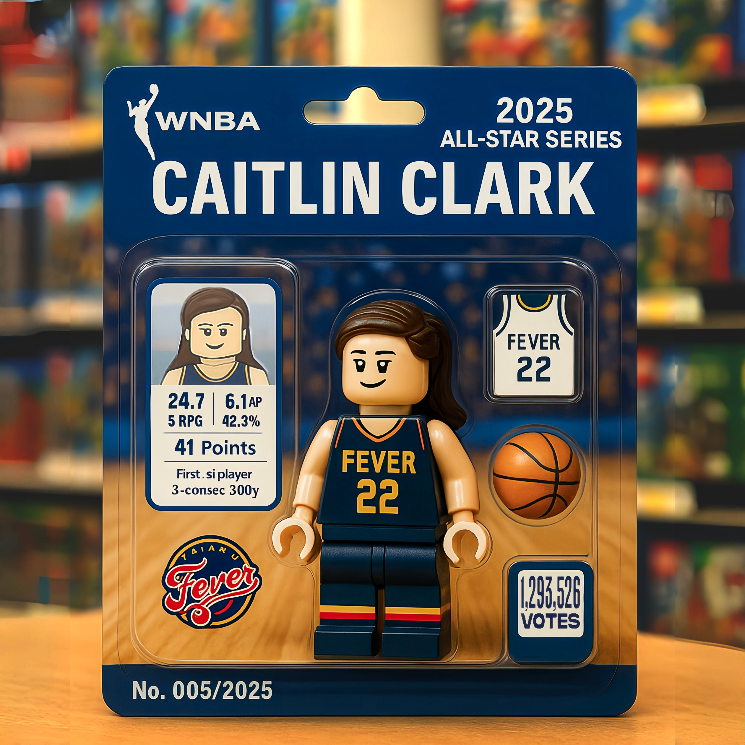 Caitlin Clark Minifigure Set