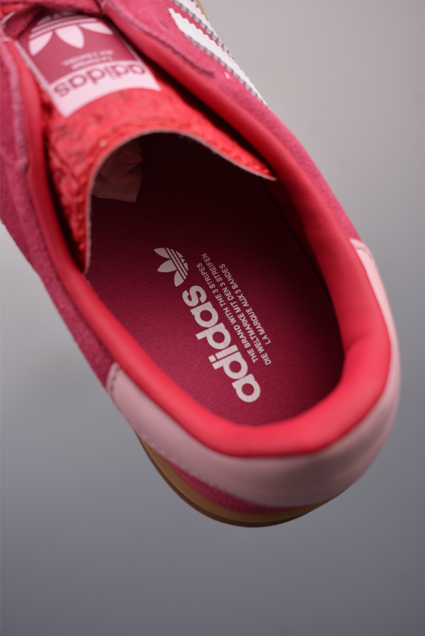 Adidas Originals Gazelle Bold W Sneakers Rose Red Rubber Thick Sole ID6997