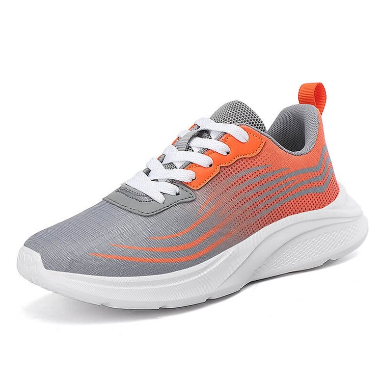 Women's Candy Color Lace-Up Mesh Sneakers