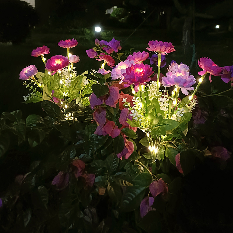 ON SALE🔥Waterproof Solar Outdoor Flowers Lights with 7 Blooming Flowers