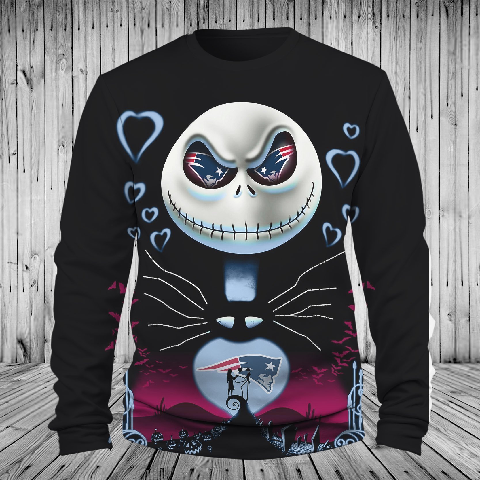 PATRIOTS HOODIE 3D CHR