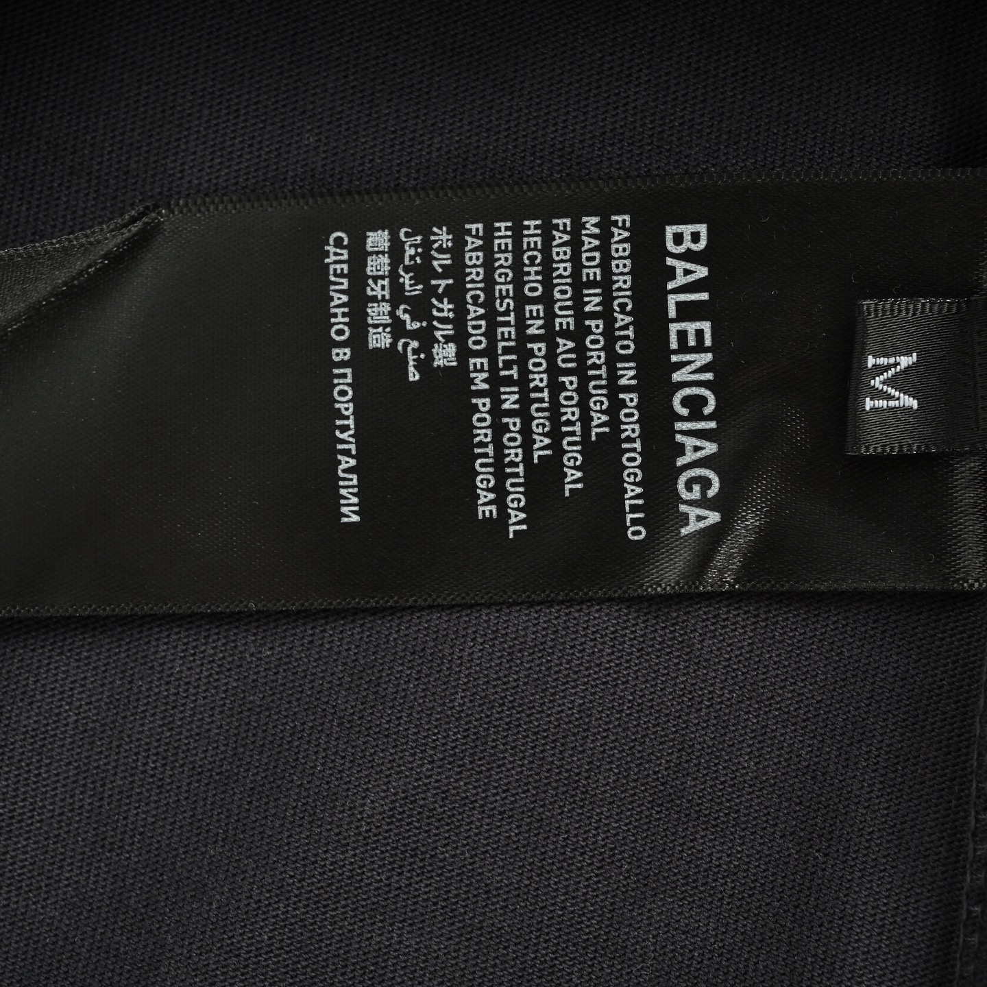 Balenciaga 25ss back graffiti lettering print short sleeve