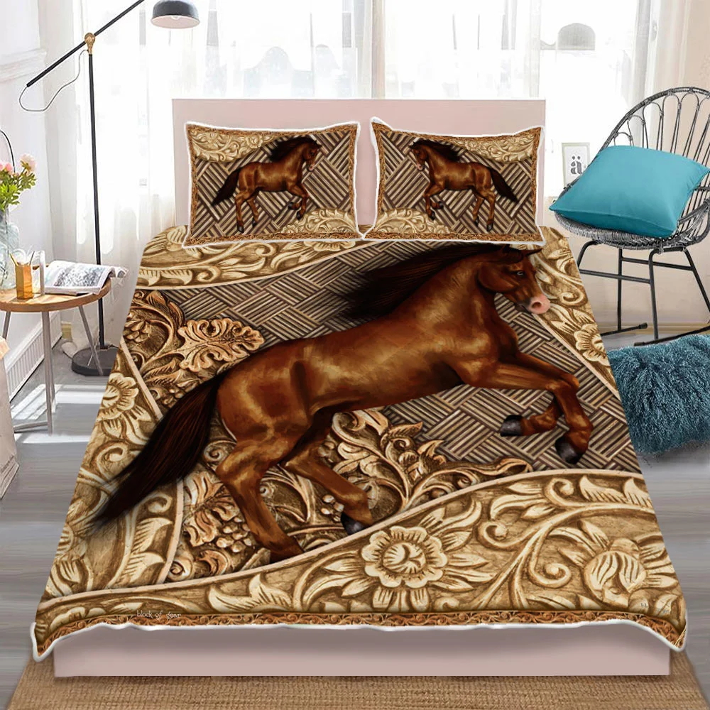 Horse Quilt Bed Set
