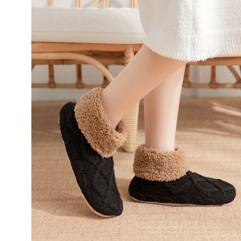 🎅2024 Christmas Promos🔥Cozy Non Slip Knitted Slipper Socks