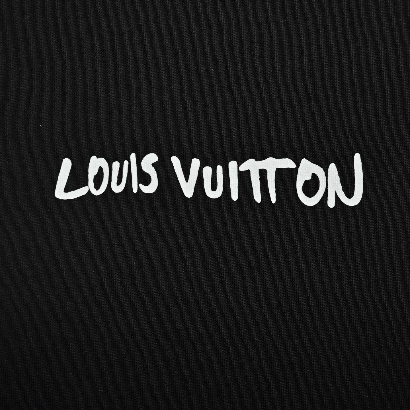 Louis Vuitton 25ss short sleeve with back lettering print