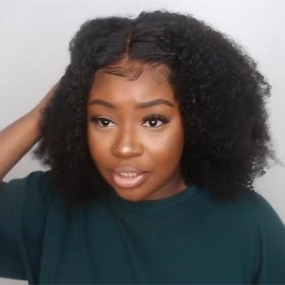 NEW Afro Wig Short Curly Black Brown Wigs for Women