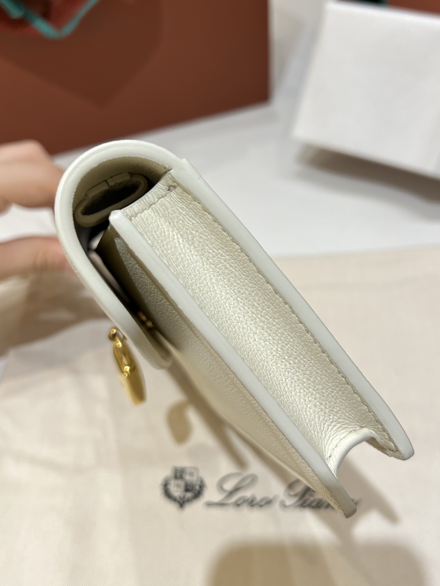 Loro Piana pochette clutch