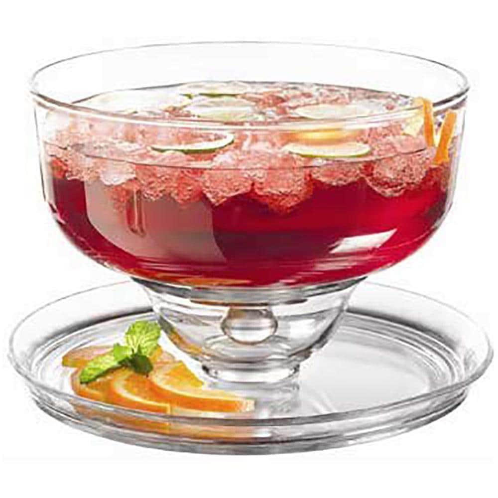 Anchor Hocking Presence 4-in-1 Cake Plate and Dome Stand Set, Clear