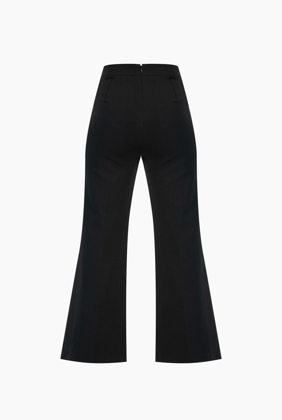 Pantalon liso pierna amplia