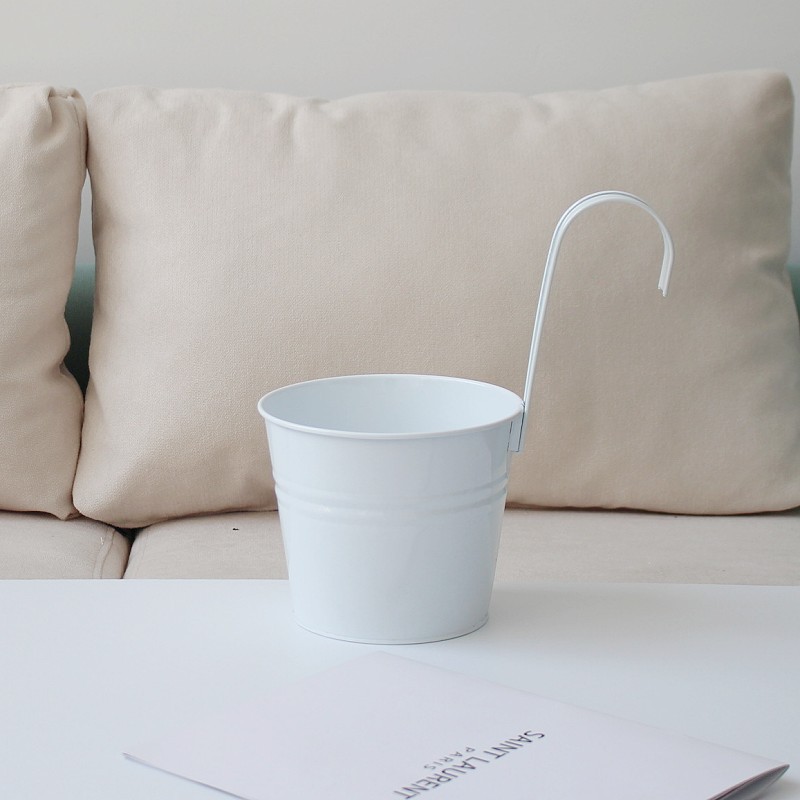 🎍🎍Metal Bucket Hanging Flower Pot(🌺Flash Sale - 50% Off)
