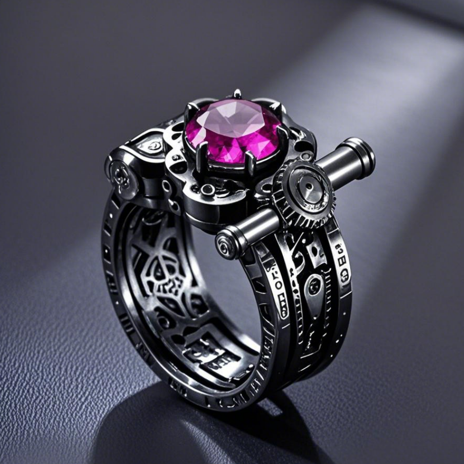 💎 Steampunk - Inspired Statement Rings: Unleash Your Inner Rebel!