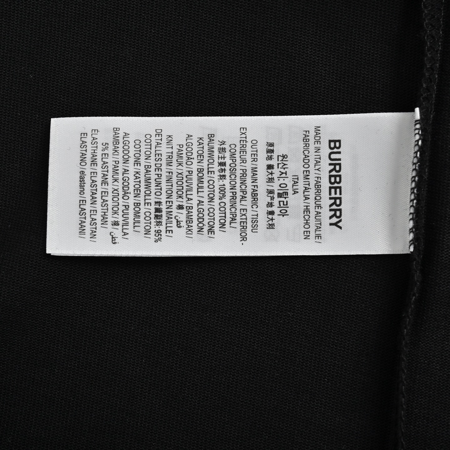 Burberry 25ss embroidered bear short sleeve
