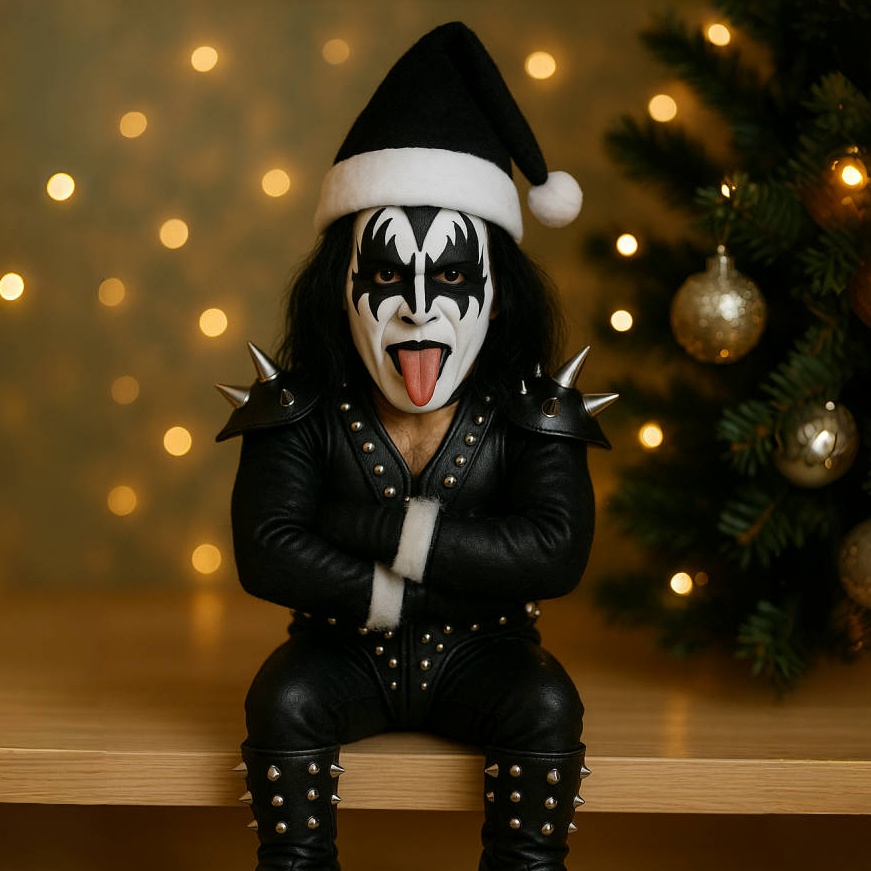 KISS Christmas Elf Doll