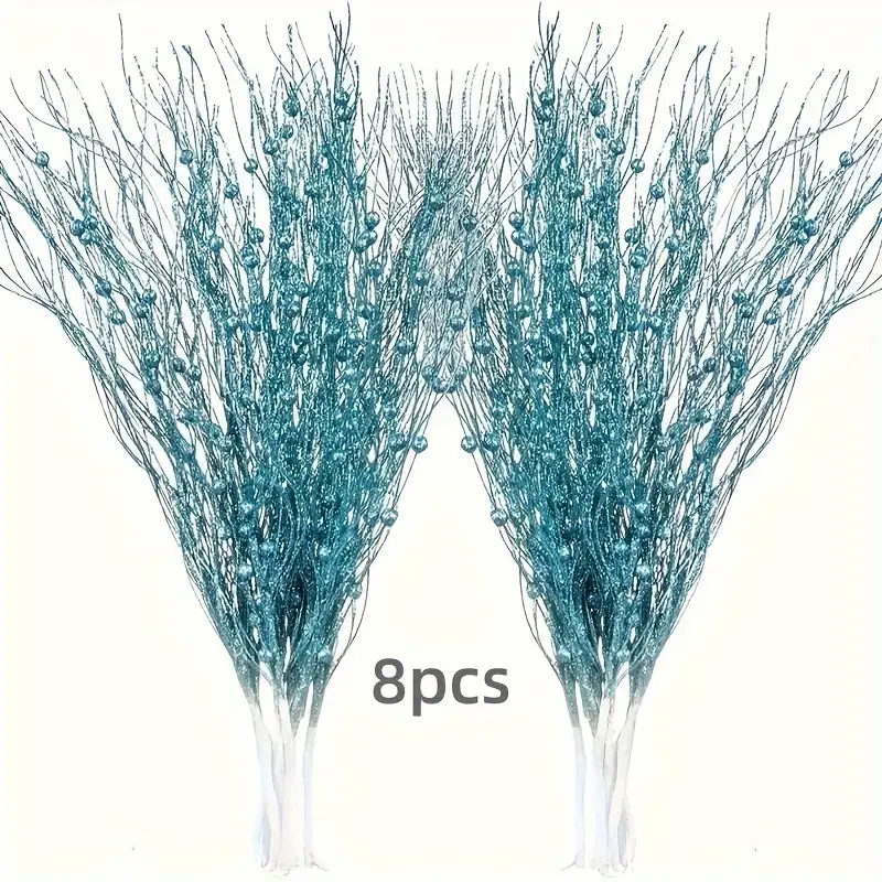 🎄Early Christmas Sale 49% OFF🔥Glitter DIY Artificial Berry Tree Branch Decoration