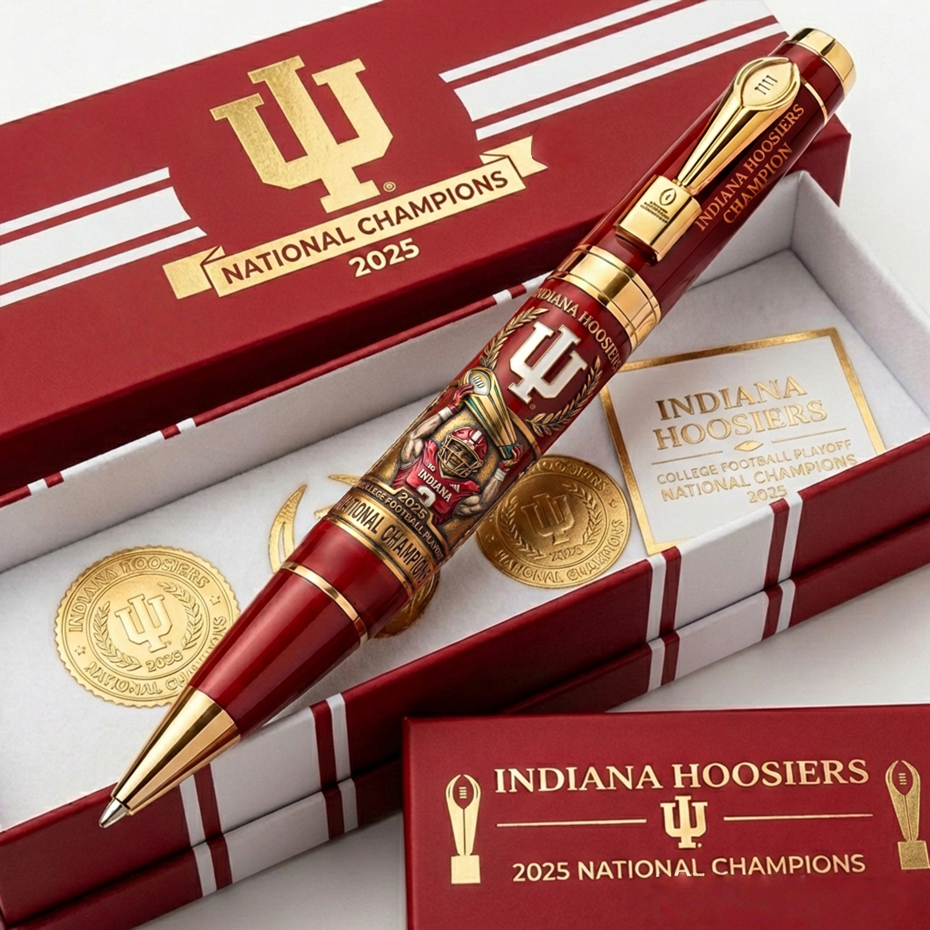 🖊 Indiana Hoosiers–2025 National Champions Commemorative Pen