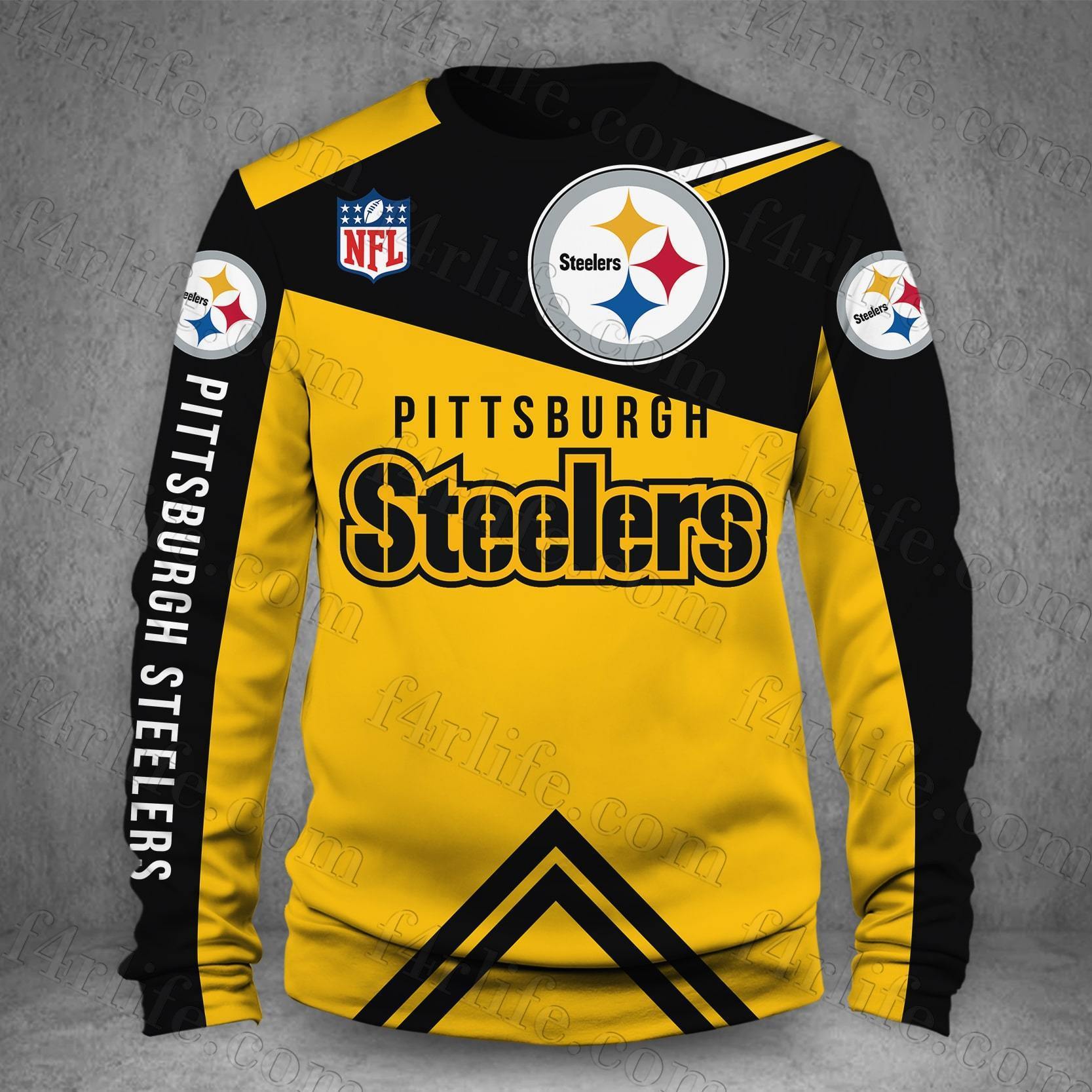 PITTSBURGH STEELERS LOVE HOODIE 3D VIP 17