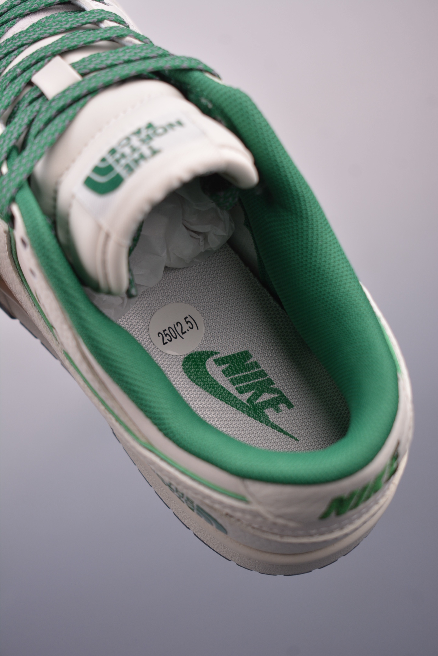 The North Face x Nike SB Dunk Low sneakers off-white green CY5979-112